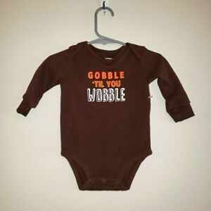 CARTER'S THANKSGIVING TURKEY DAY BODYSUIT SIZE 6M